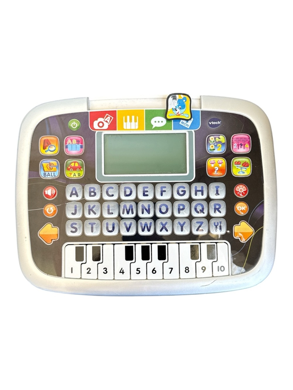 VTech Little Apps Tablet Black Educational Learning Toy Piano Tested